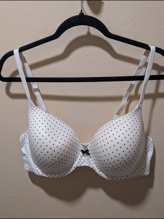 Victoria's Secret Other - EUC Body By Victoria's Secret Lined Perfect Push Up Bra Black/White Polka Dots